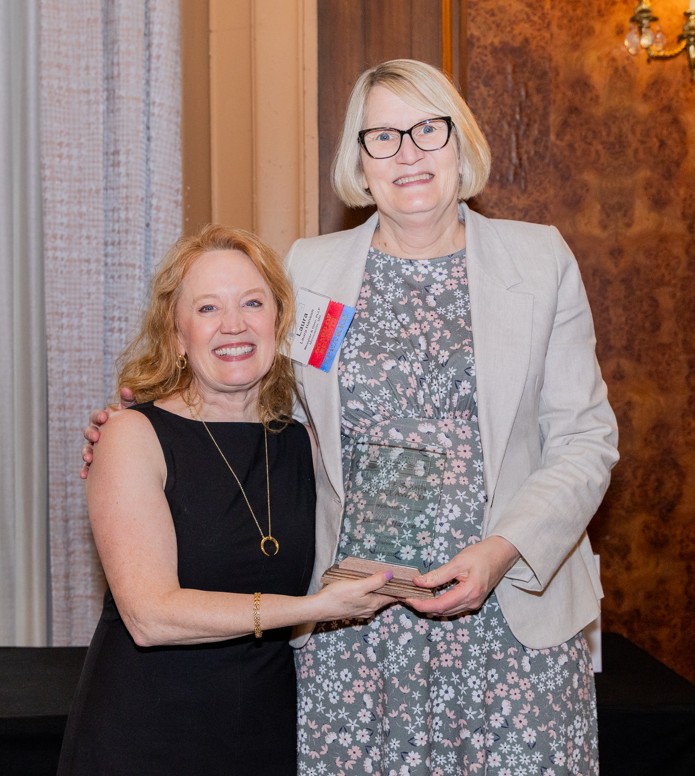 Angela Elbert, Laura Hanson